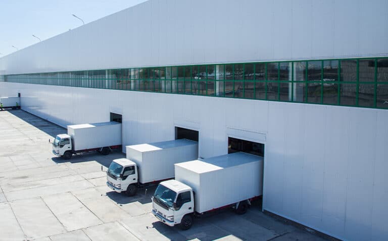 Industrial Warehouse Trucks White